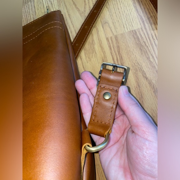 Honey Leather Tote Backpack Portland Leather Goods - Picture 4 of 10